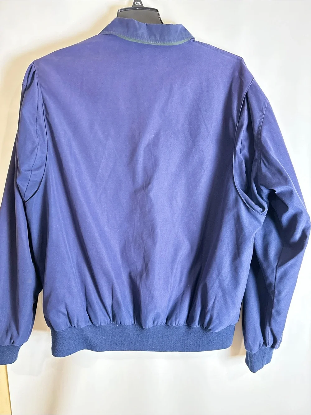 Ralph Lauren Polo Golf Pullover Long Sleeve Large Blue Plaid Rugby Crest Shield